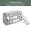 Lit superposé avec escalier de rangement et glissade-131499241-111113955