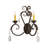Josephine Steel Candle Wall Light