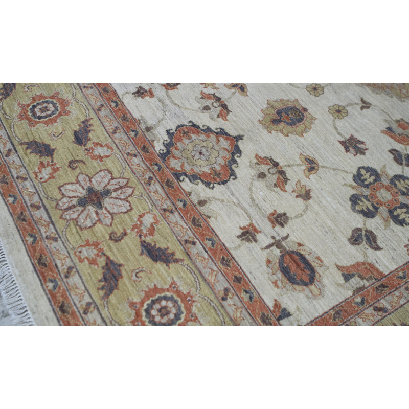Ziegler Hand-Knotted High-Quality Gold Area Rug
