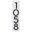 Floating Modern 3" Number Vertical Address Plaque (4 Digits)-435911200-435905851-435907216