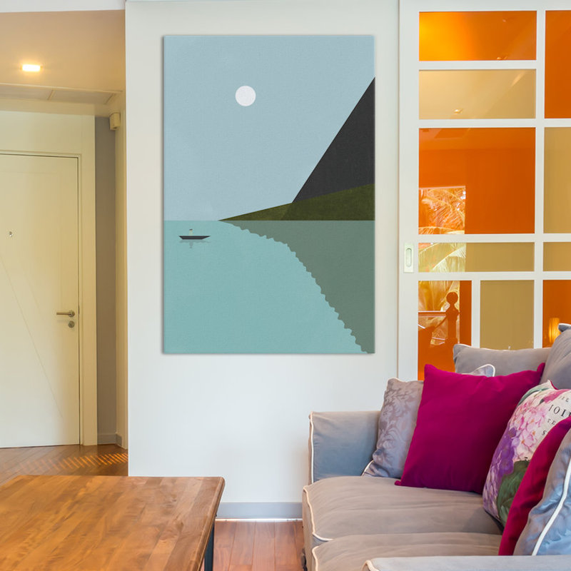 Voile sur toile, H 12 po x l 8 po x P 0,75 po