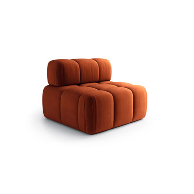 1 Seater Velvet Sectional