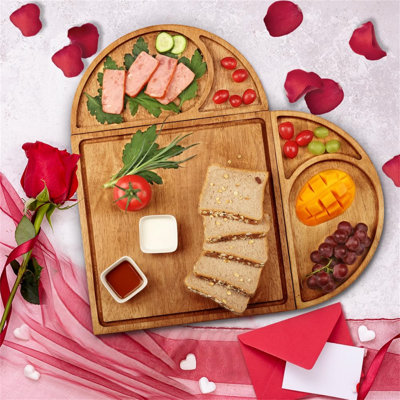 Union Rustic Rubber Wood Cheese Board
