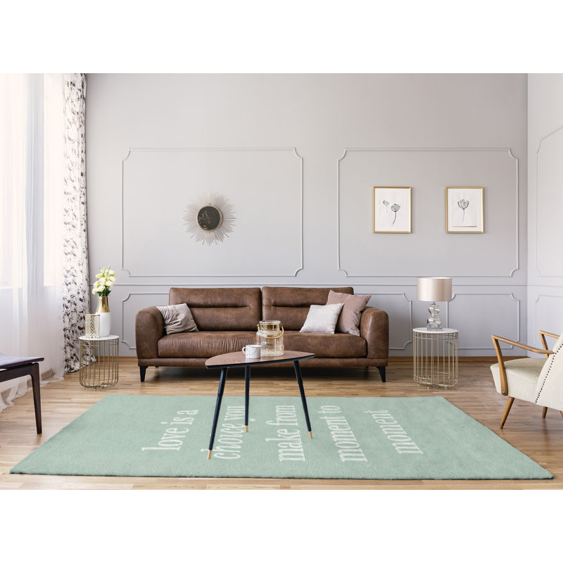 Quotes Chenille Indoor Rug, Rectangle 5' x 7'