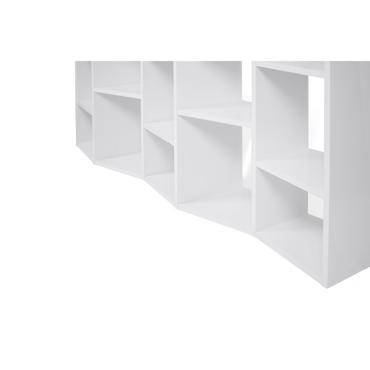 Ottley Library Bookcase Brayden Studio Finish: Pure White