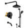 Calliope Wall Mounted 3 Function Retro Shower System with 3 Setting Handheld