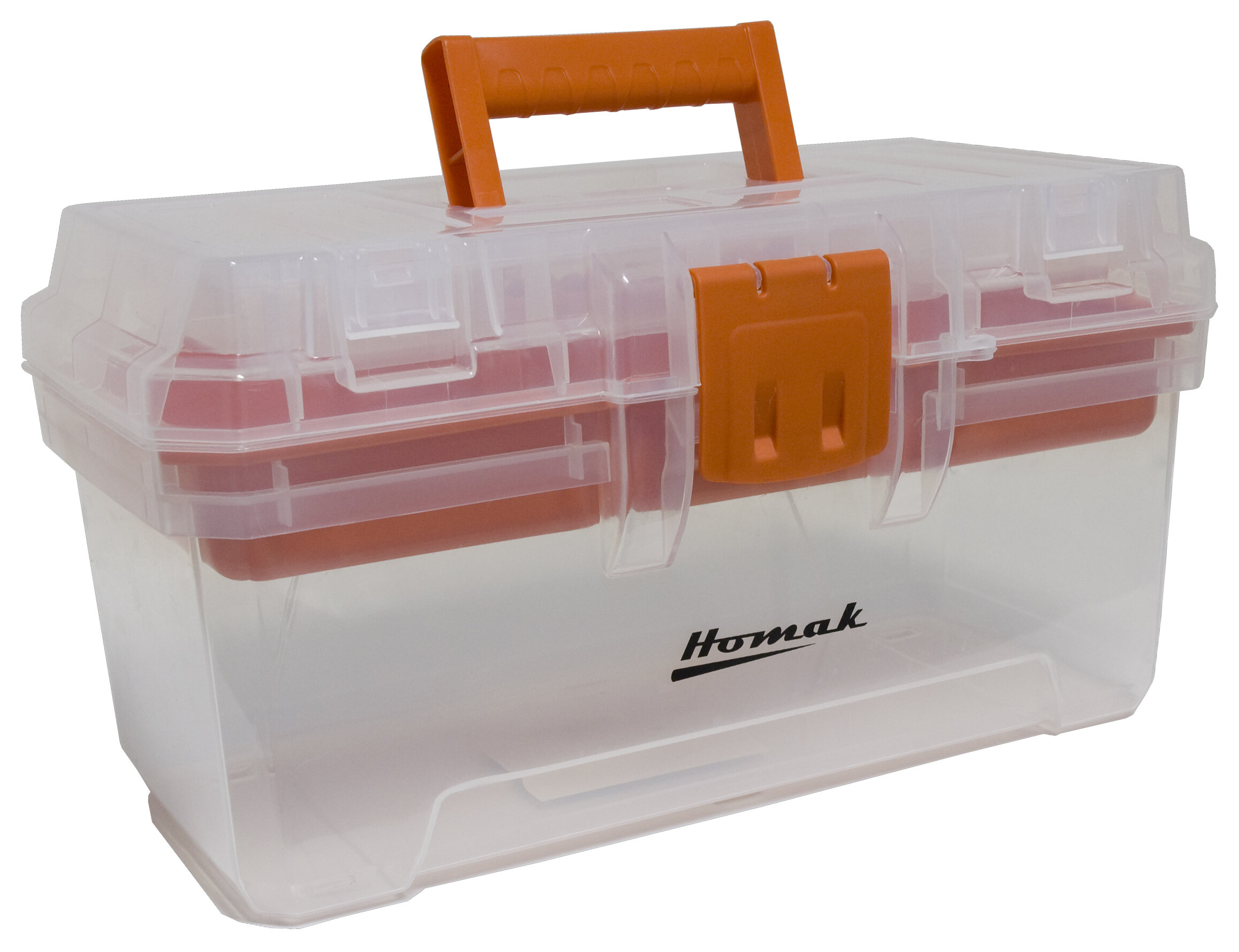 Homak Plastic Transparent 15 Tool Box & Reviews