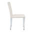 Ensemble de 2 chaises de salle à manger ergonomiques en polyuréthane avec dossier à boucle et pieds en métal pour une assise confortable et élégante dans les maisons ou les salles de banquet.