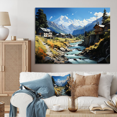Blin, village français dans les Alpes I - reproduction
