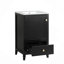 Meuble-lavabo de 20 po avec lavabo, armoire de salle de bain avec porte à fermeture douce, support de rangement et tiroir-115688267