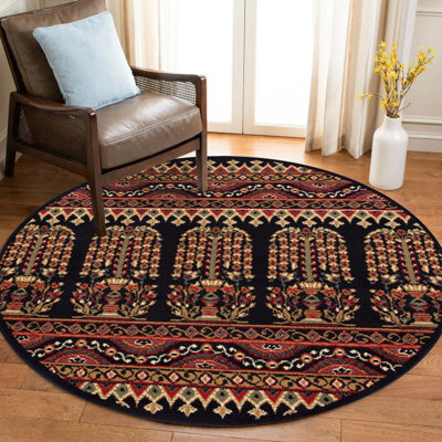 Tapis tissé à la machine Meenakshi Adena