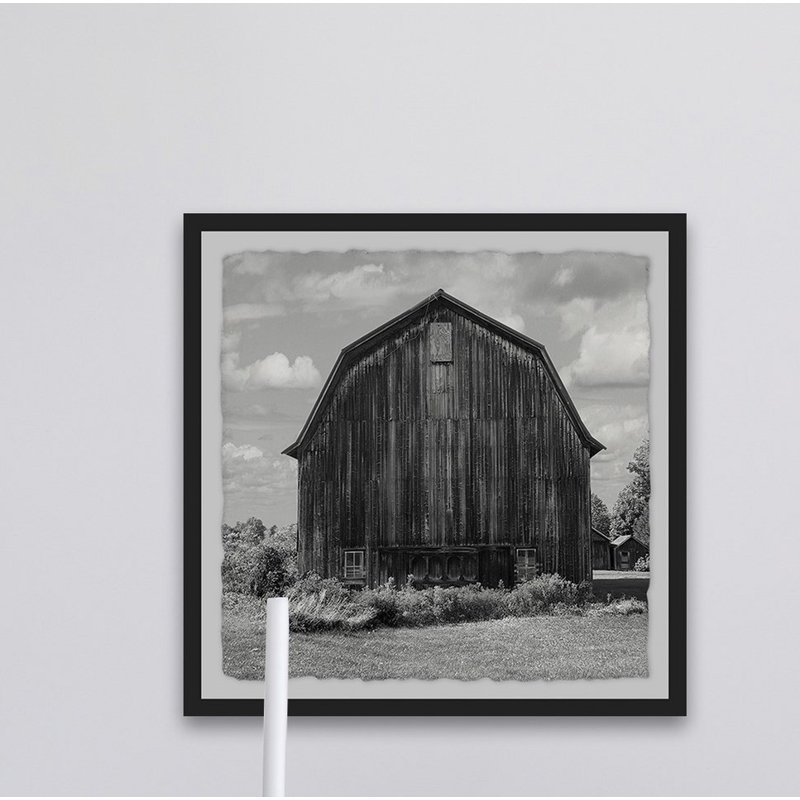 Pièce d'histoire - Reproduction de photo avec cadre photo, H 12 po x l 12 po x P 3,5 po