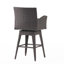 Fauteuil pivotant multi avec cadre en fer et coussin d'extérieur beige
