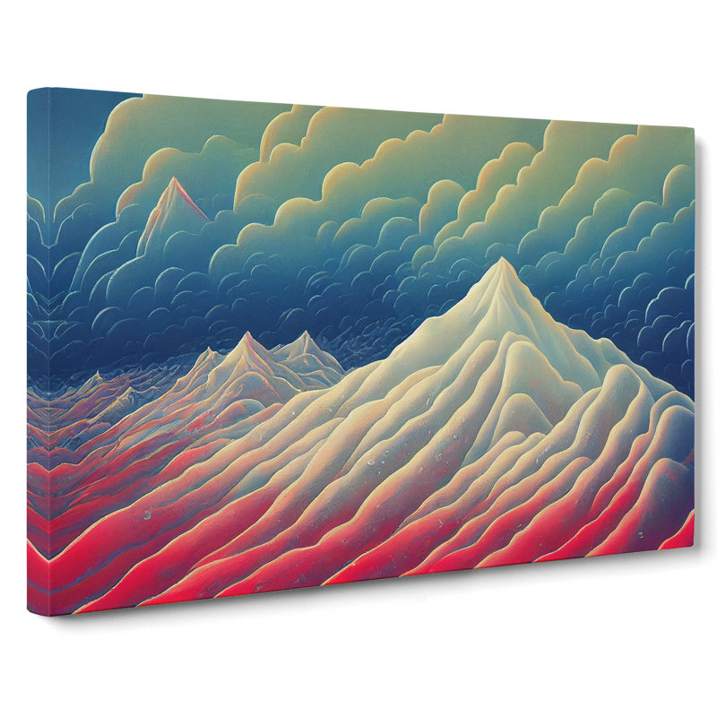 Riveting Mountains - Wrapped Canvas, 35cm H x 50cm W x 3cm D