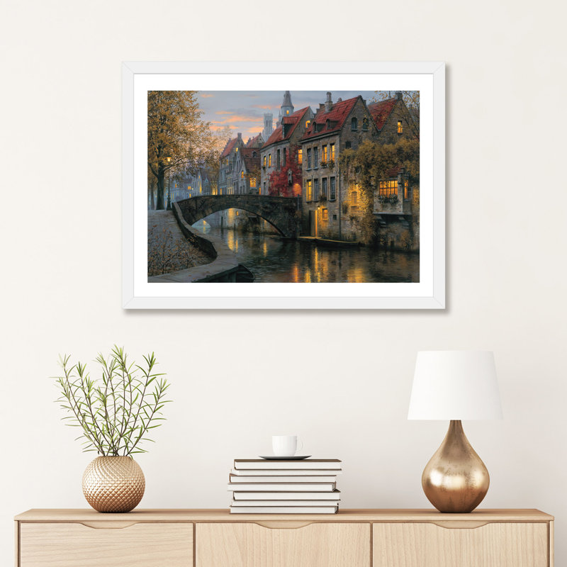 «Silent Evening», reproduction de photo, H 24 po x l 32 po x P 1 po, Papier blanc