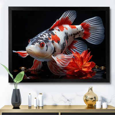 " Coral Kois Fish Enigmatic Patterns "