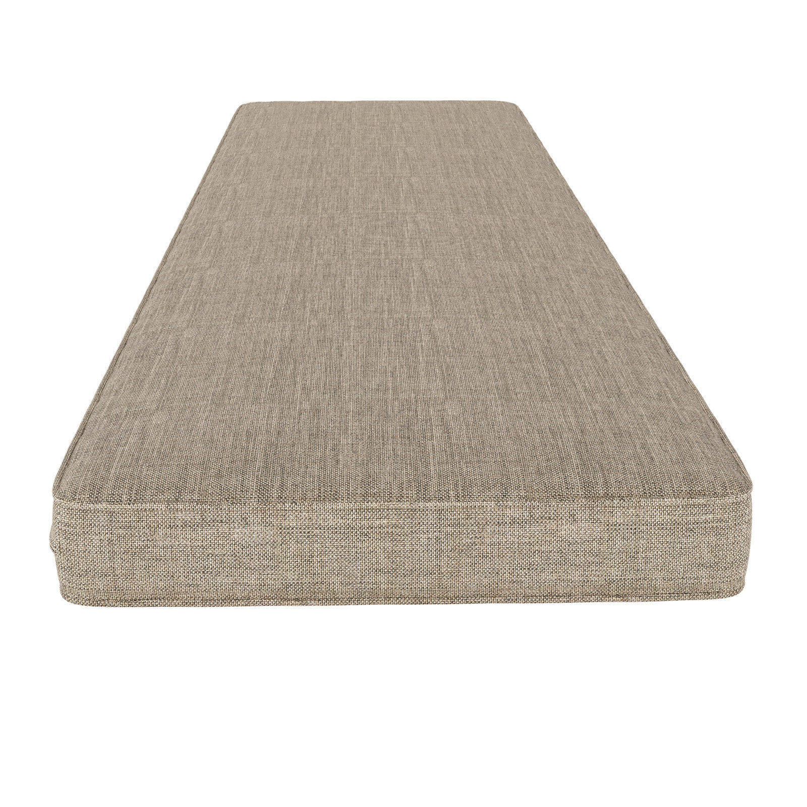 65" Sunbrella® Seat Cushion, Cast Shale Sunbrella® Plainweave, 65" W x 18" D