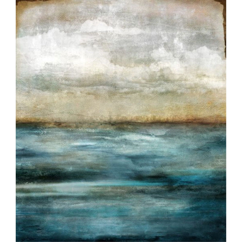 Pacific Winter Print by James McAllen, Glass Coat, 41" H x 36" W x 1.5" D