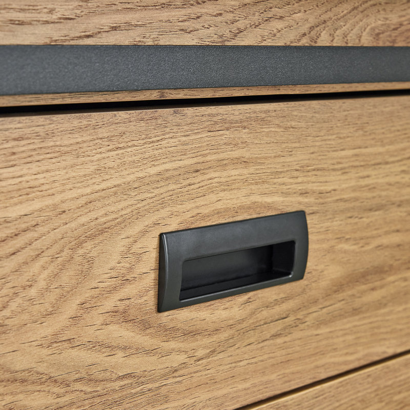 Bonnert 60,39" Sideboard 2 Doors 3 Drawers 