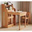Ensemble table et meuble escamotable en rotin avec chargeur USB-979580748