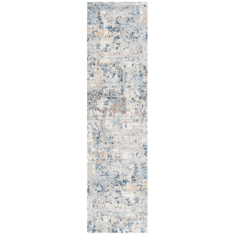 Anja Performance Abstract Rug, Runner 2'2" x 8'