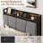 Twin Upholstered Bed Frame with 2 Drawers & Charging Station-1647071438
