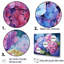 Hortensia rose et mauve coucher de soleil I - impression-136044172-136044211