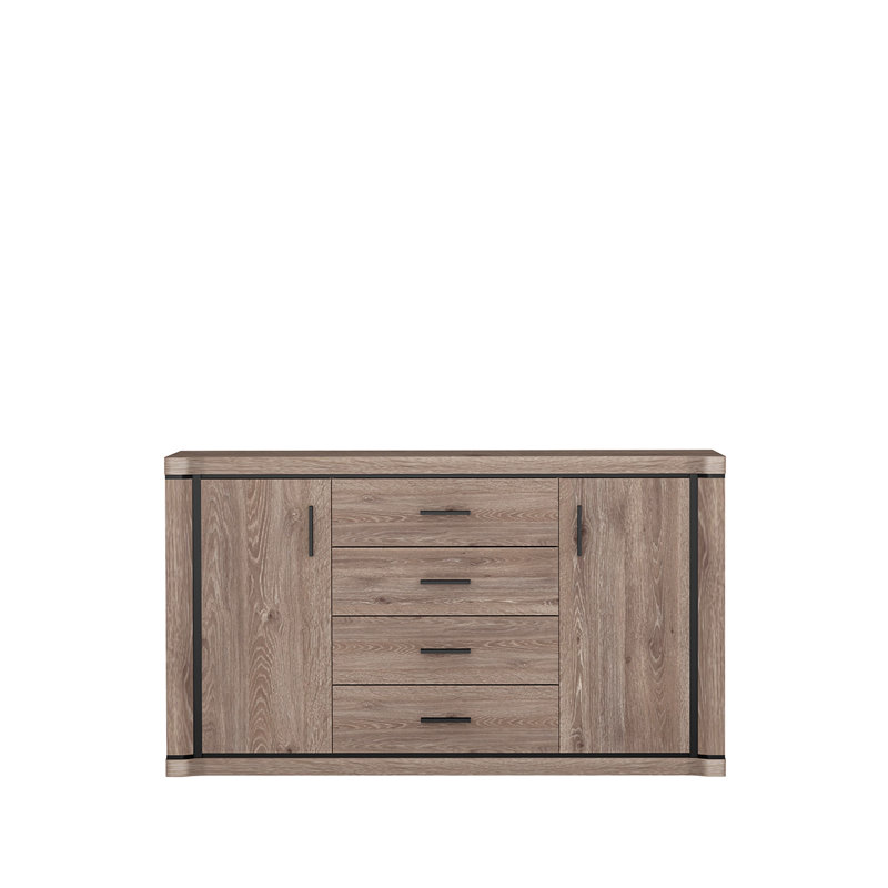Temmo Sideboard, 91cm H x 157cm W x 45cm D, Truffl Oak