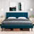 Lidiano Upholstered Metal Platform Bed-1375988681-1375988680