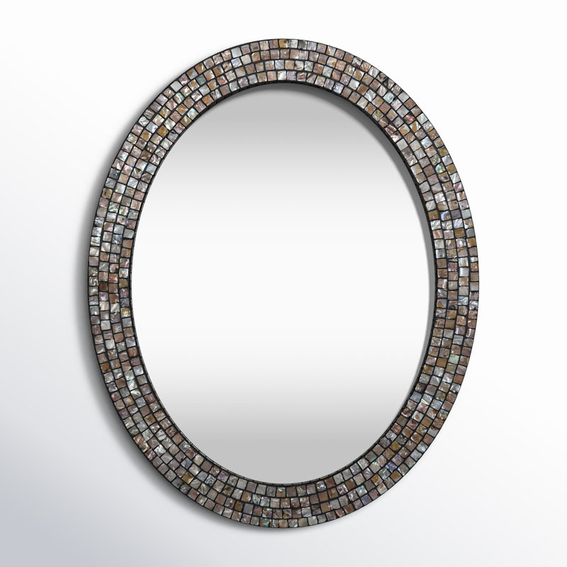 Wood Flat Wall Mirror