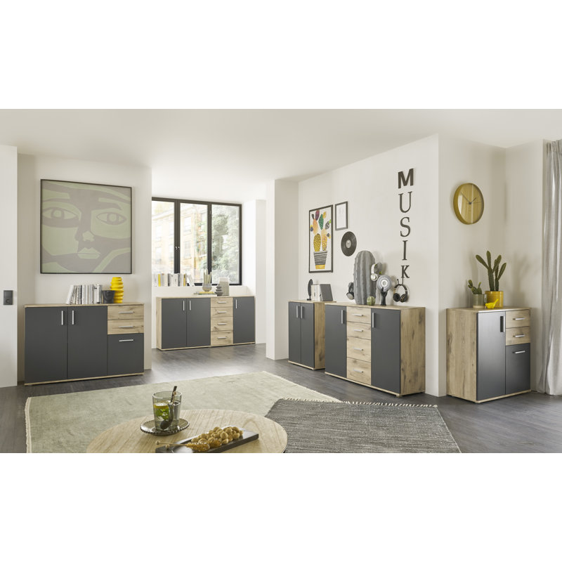 120cm Wide 2 Drawer Sideboard