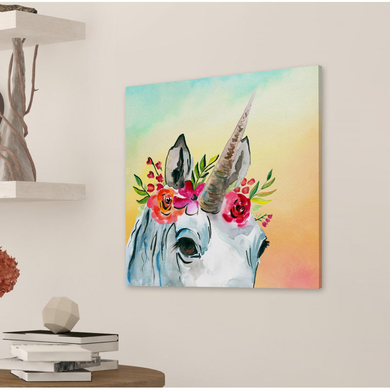 Fleurs de licorne - reproduction sur toile, H 12 po x l 12 po