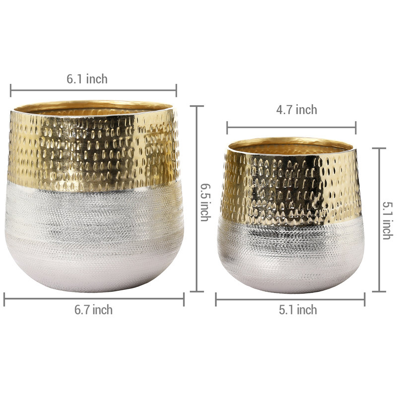 Metal Pot Planter