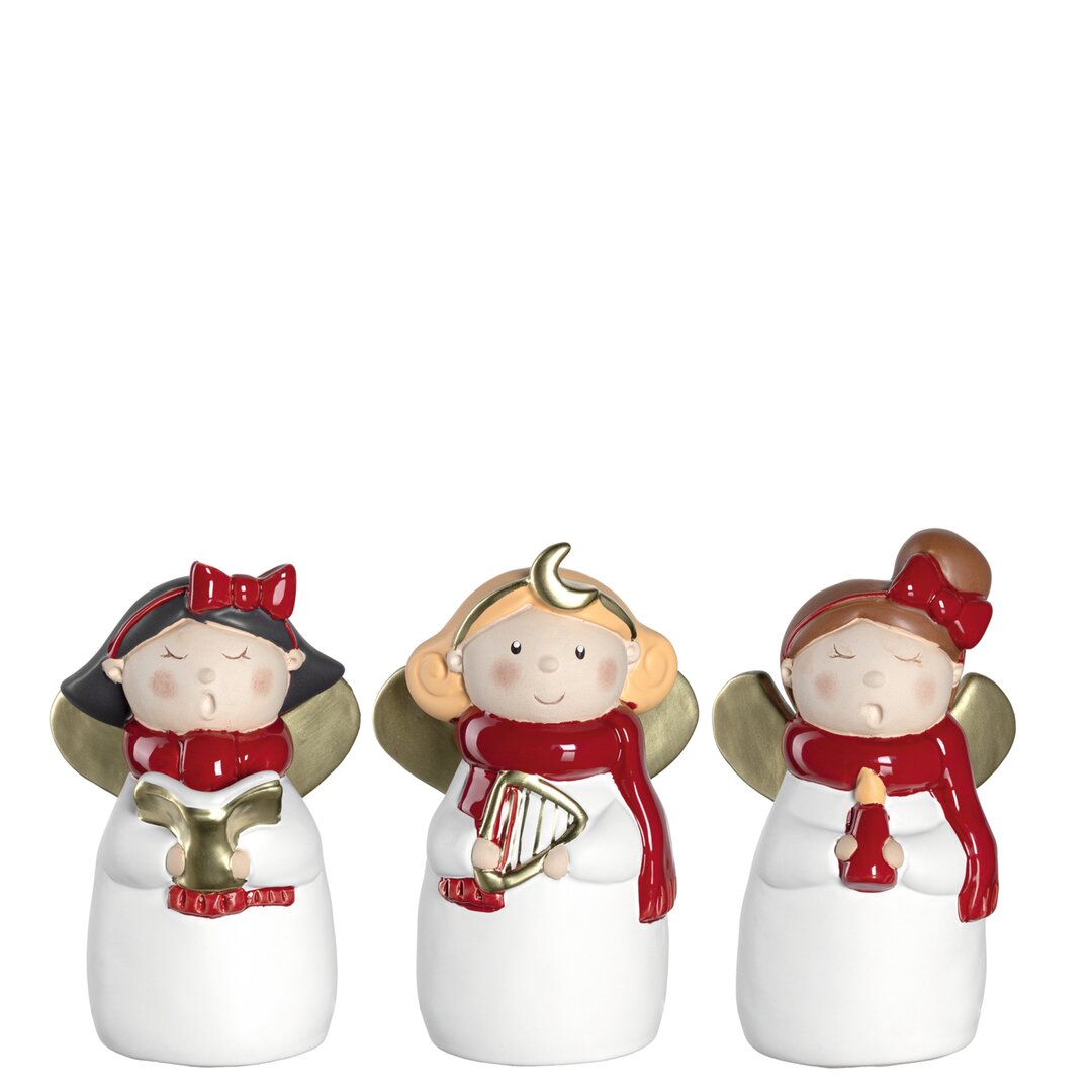 3-tlg. Figuren-Set Natale