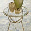 Table de bout en verre Gyroscope
