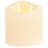 4 in. H Glass Tabletop Pillar Holder with Candle Included
