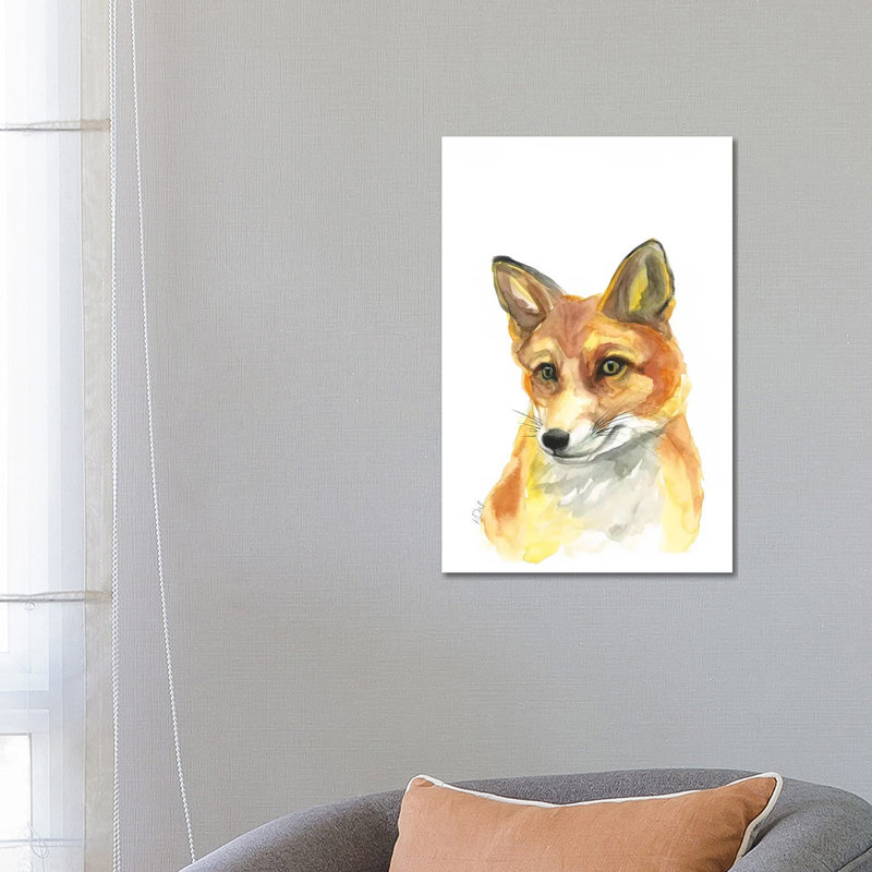 Fox by Kirsten Dill - Wrapped Canvas Gallery-Wrapped Canvas Giclée, 66.04 cm H x 45.72 cm W