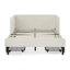 Structure de lit double tapissier pleine grandeur avec 2 tiroirs de rangement-334096057-334096058