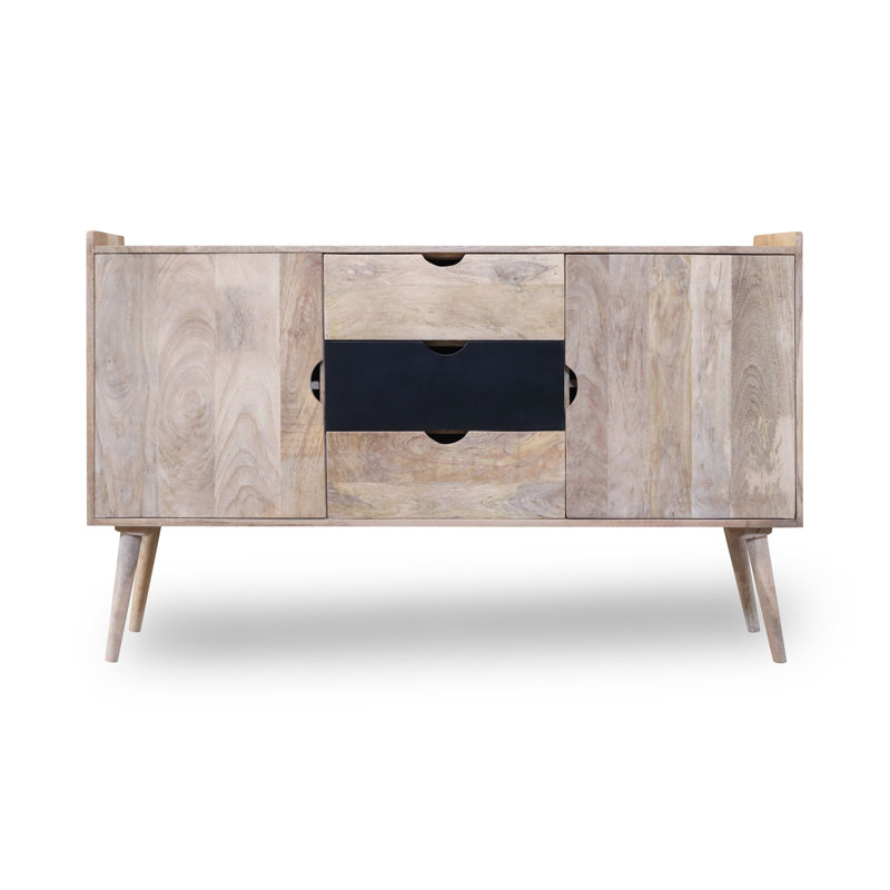Rousseau 150cm Sideboard, Brown/Black