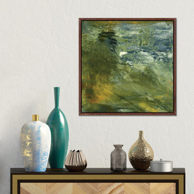 Encaustic Tile In Green I by Sharon Gordon - Gallery-Wrapped Canvas Giclée on Canvas