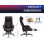 Fauteuil de direction ergonomique en cuir-118092974