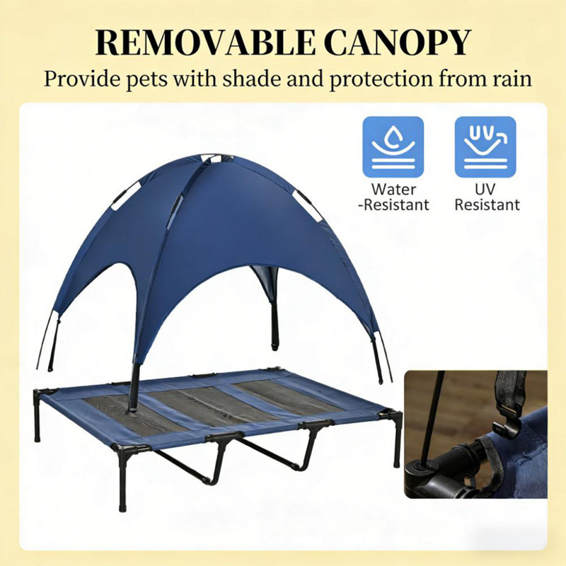 Lit pour animal de compagnie, lit pour chien portatif surélevé