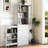70.87" H Display Storage  Cabinet , 4 Tier Multi-Functional Pull-Out Multi-Tier Storage Shelf & 2 Glass Doors, Modern Wooden  Kitchen Pantry Cabinet For Living Room Or Kitchen And Dinning Room-1618442262