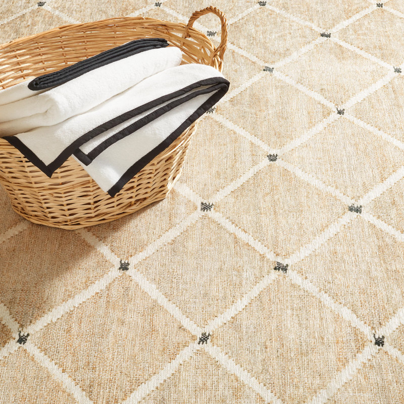 Tapis naturel lavable à la machine Kali, Rectangle 9 pi 6 po x 13 pi 6 po