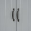 Grande armoire de rangement pour salle de bain avec 2 paniers à linge, armoire de salle de bain autoportante en lin avec tiroir-1433022890