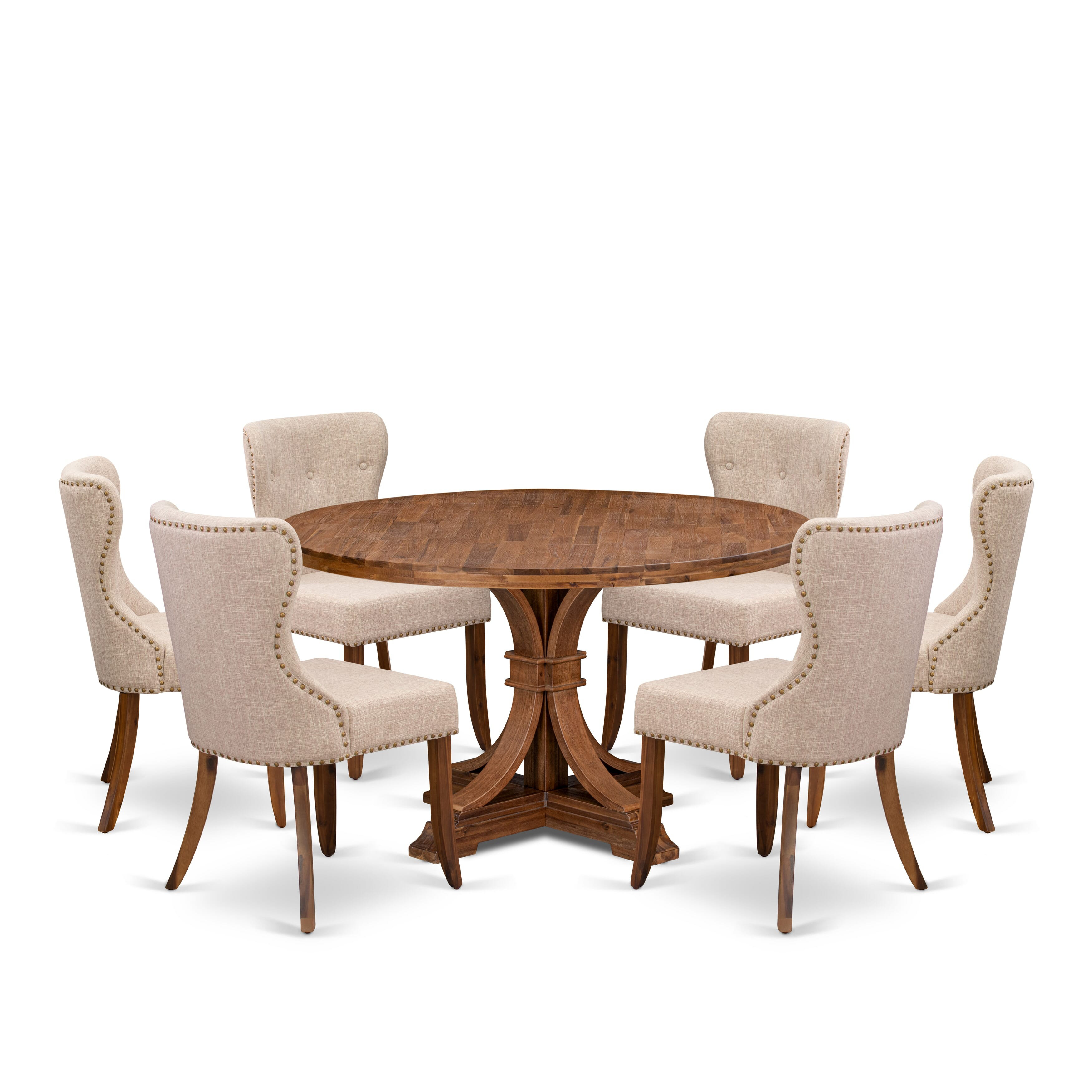 Red Barrel Studio 5-Piece & 7-Piece Kitchen Set - A Round Dining Table ...