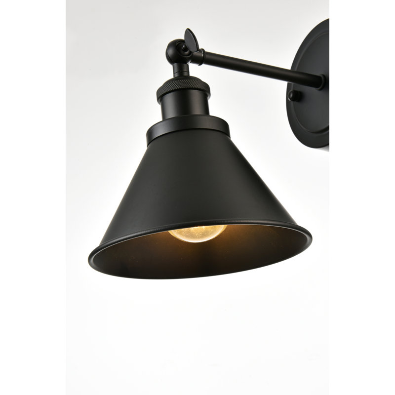 Opechee Bath Sconce, Black