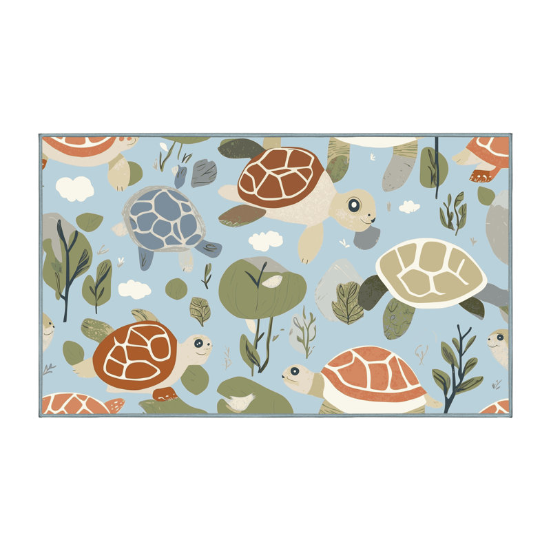 Tapis pour enfants East Urban Home, Rectangulaire 2 pi x 3 pi