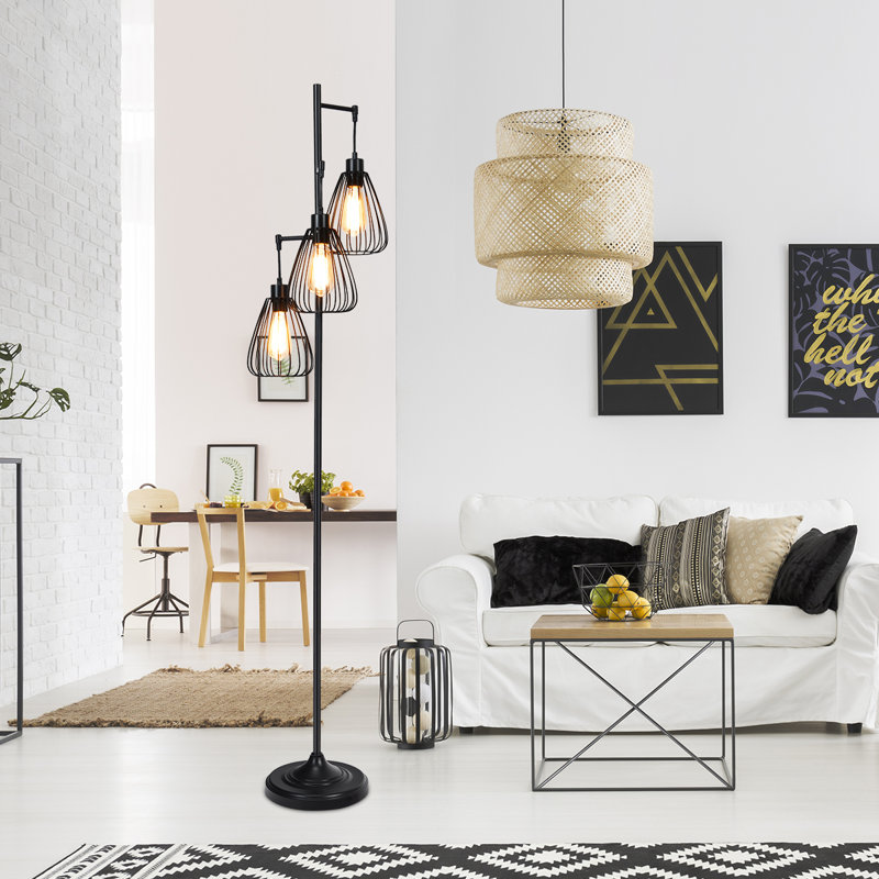 Eshnika 67'' Tree Floor Lamp Set