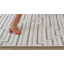 Tapis de couloir intérieur géométrique crème / beige 2 pi x 8 pi (2 pi 3 po x 8 pi) Ansel de Tapis Branch-1616328659